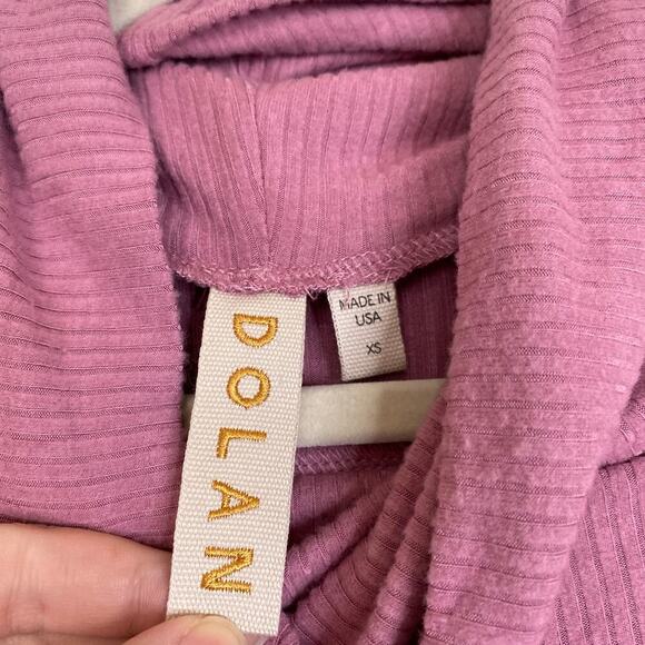 NWT ANTHROPOLOGIE Dolan Alissa Maxi Dress Pink Mauve Size XS Ribbed Casual New - Picture 6 of 10